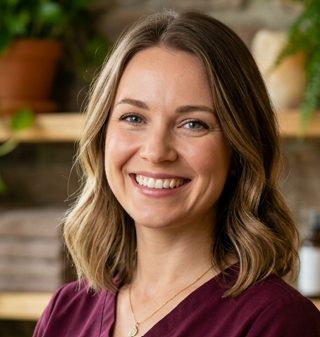 Smiling AyurvaWellness massage therapist